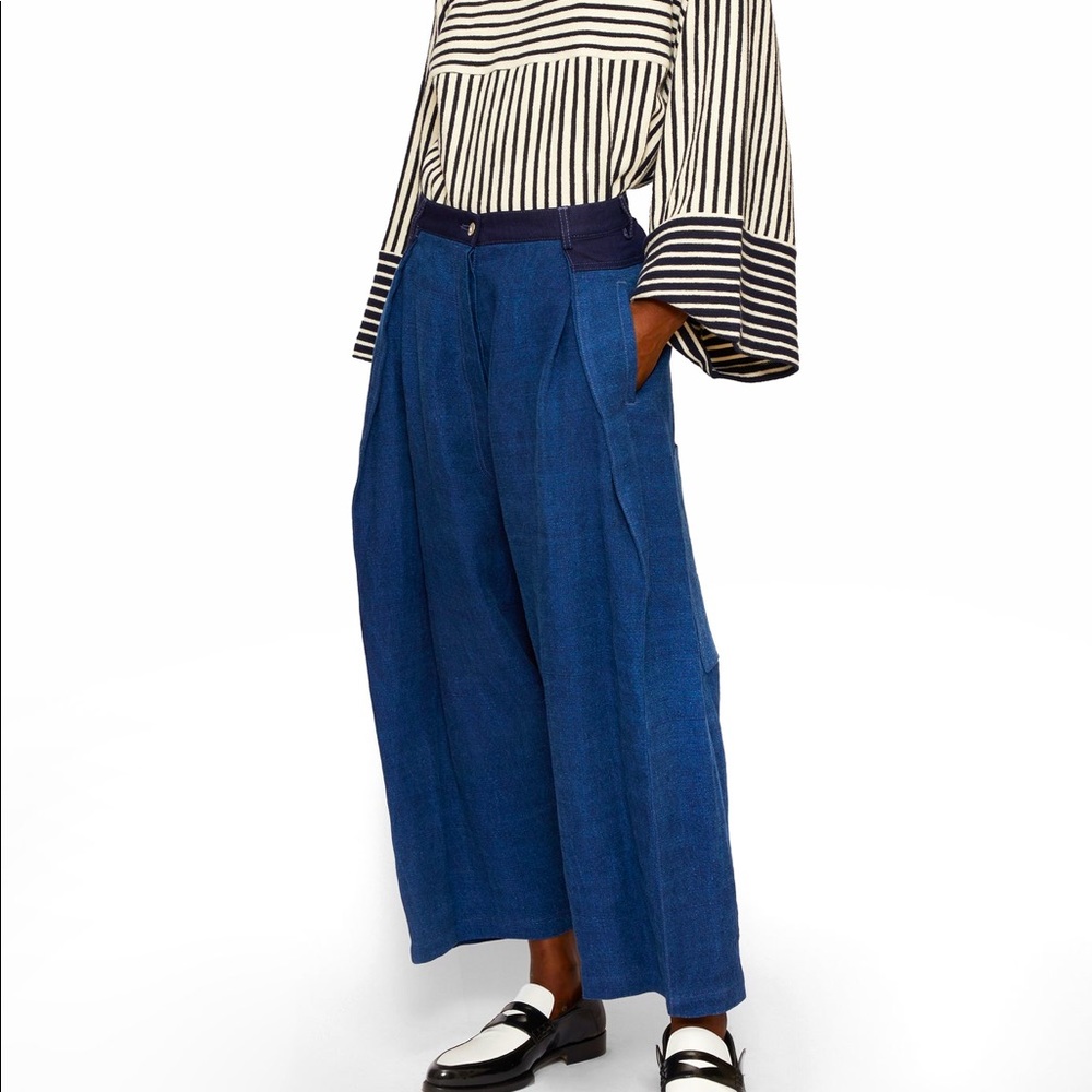 LOEWE
Oversized patchwork wide-leg pants